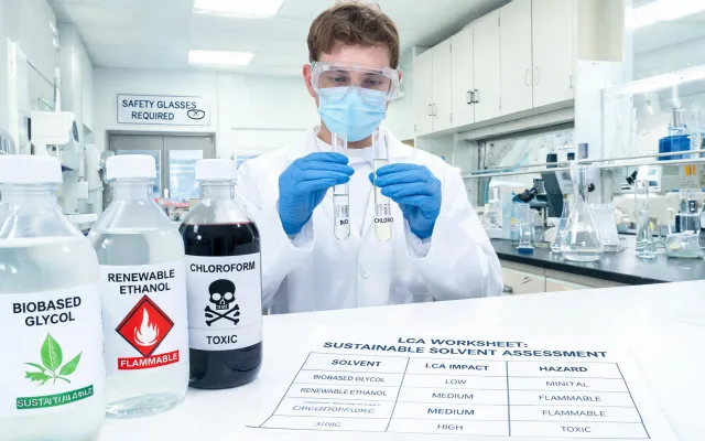 Sustainable solvent assessment