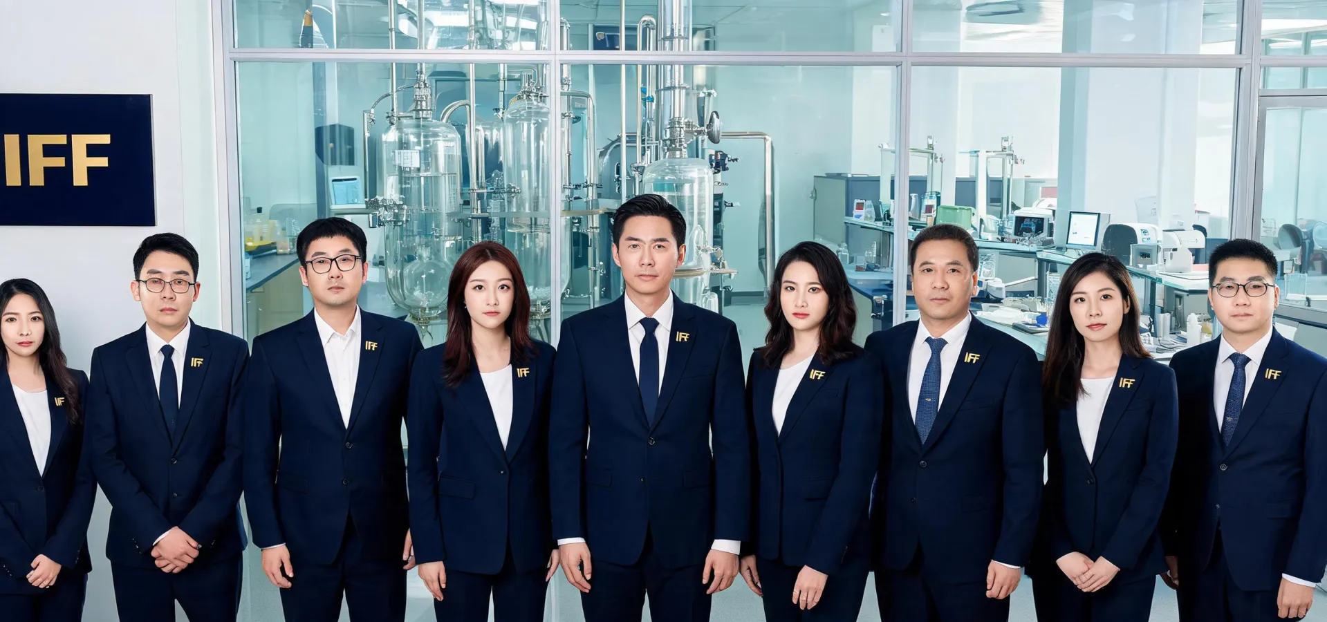 Iff leadership team in pharmaceutical chemical facility