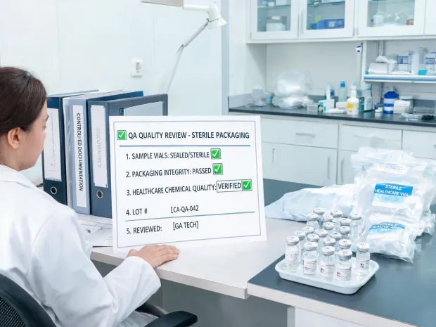 Healthcare chemical quality review
