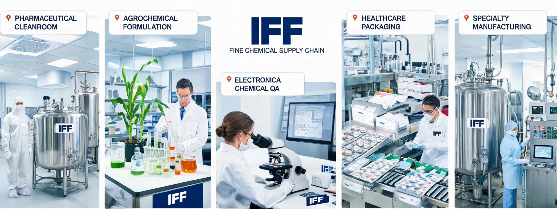 Fine chemicals serving multiple regulated industries