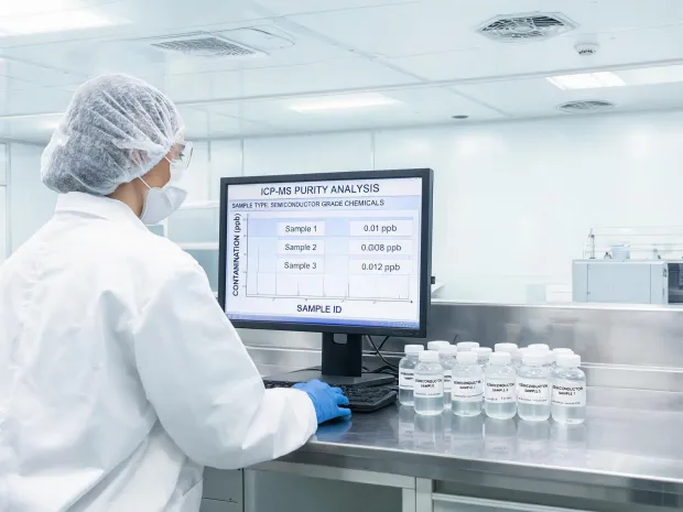 Electronics chemical purity lab